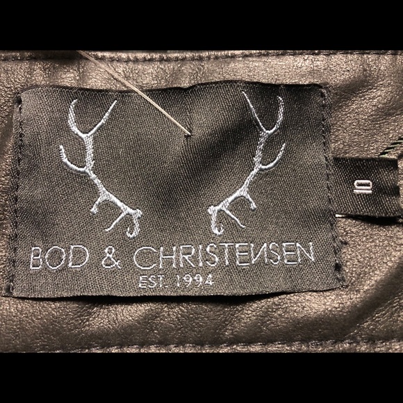 NWT Black Leather Belted Tapered Leg Trouser - Picture 6 of 7